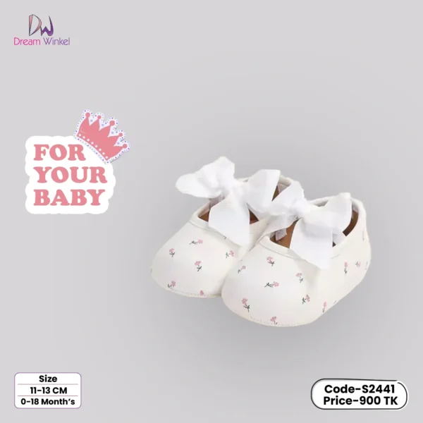 Princess Baby Girl Cute Bowknot Walking Shoes
