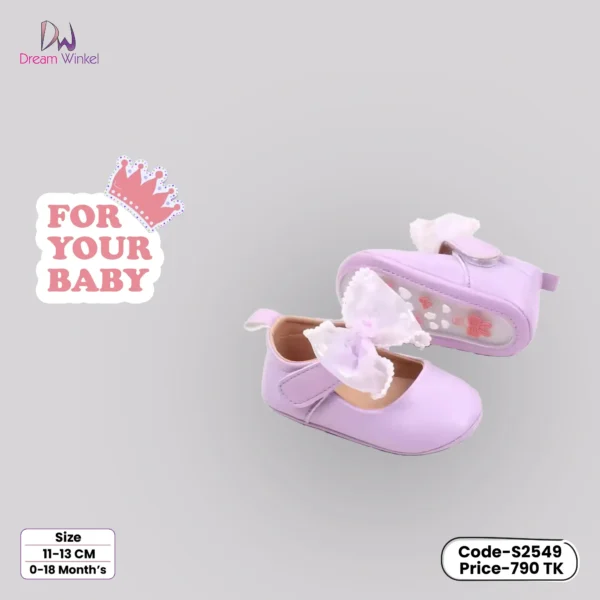 Anti-Slip Sole Baby Girl Shoes Beautiful Butterfly Bowknot