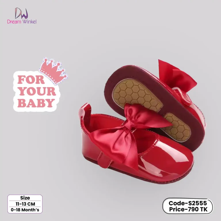 Cross-Border Joker Bow Shallow Princess Toddler Shoes